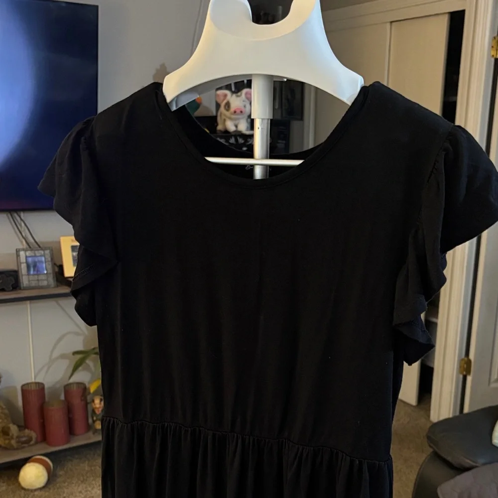 Elegant Black Woman’s Dress